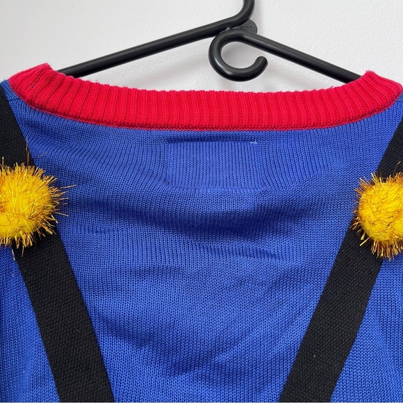 Tipsy Elves Ugly Christmas Tree Sweater with Suspenders Size Large - Picture 7 of 9